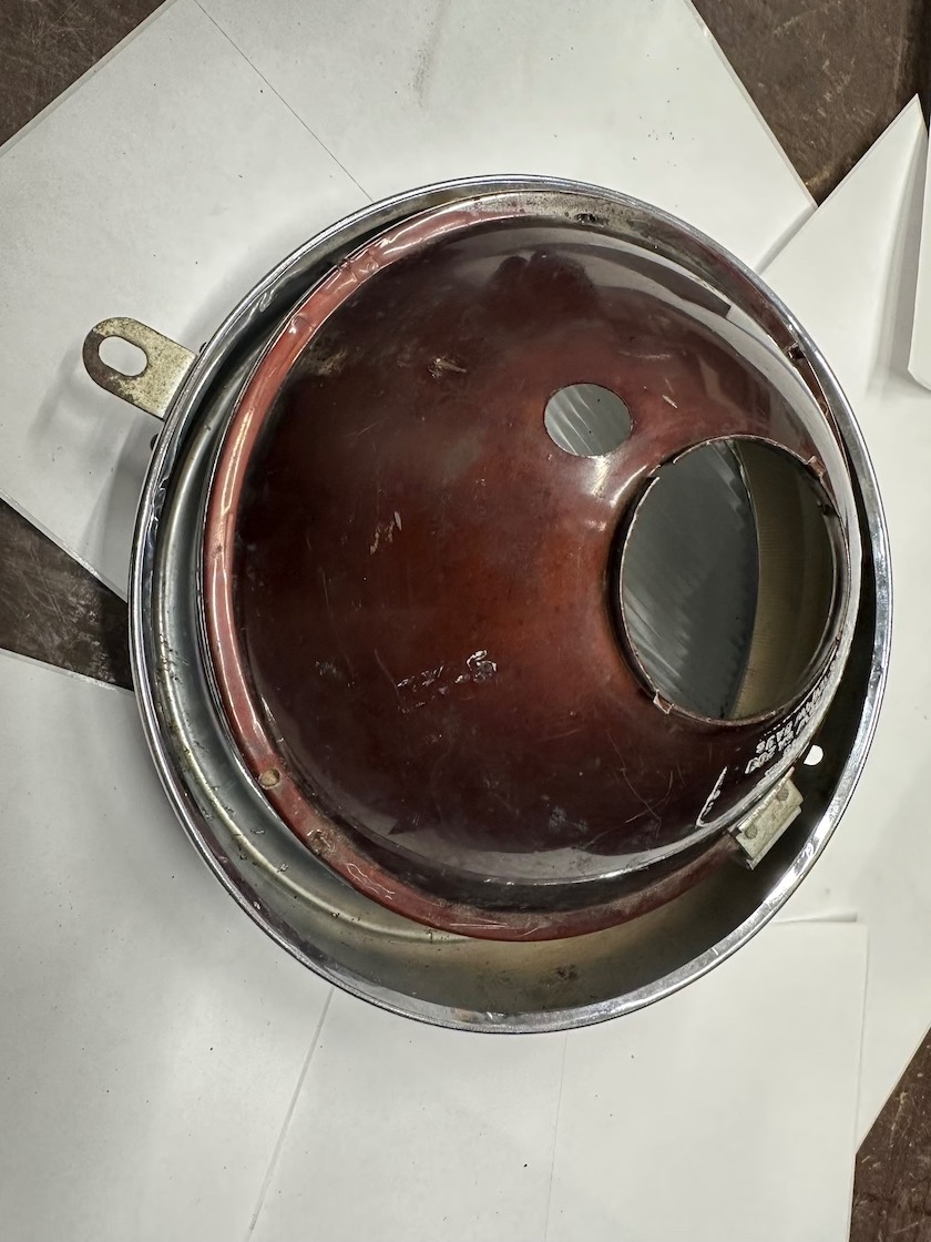 ORIG: nové prední svetlo JAWA 250 350 pan, ČZ 175, uloženka - 6