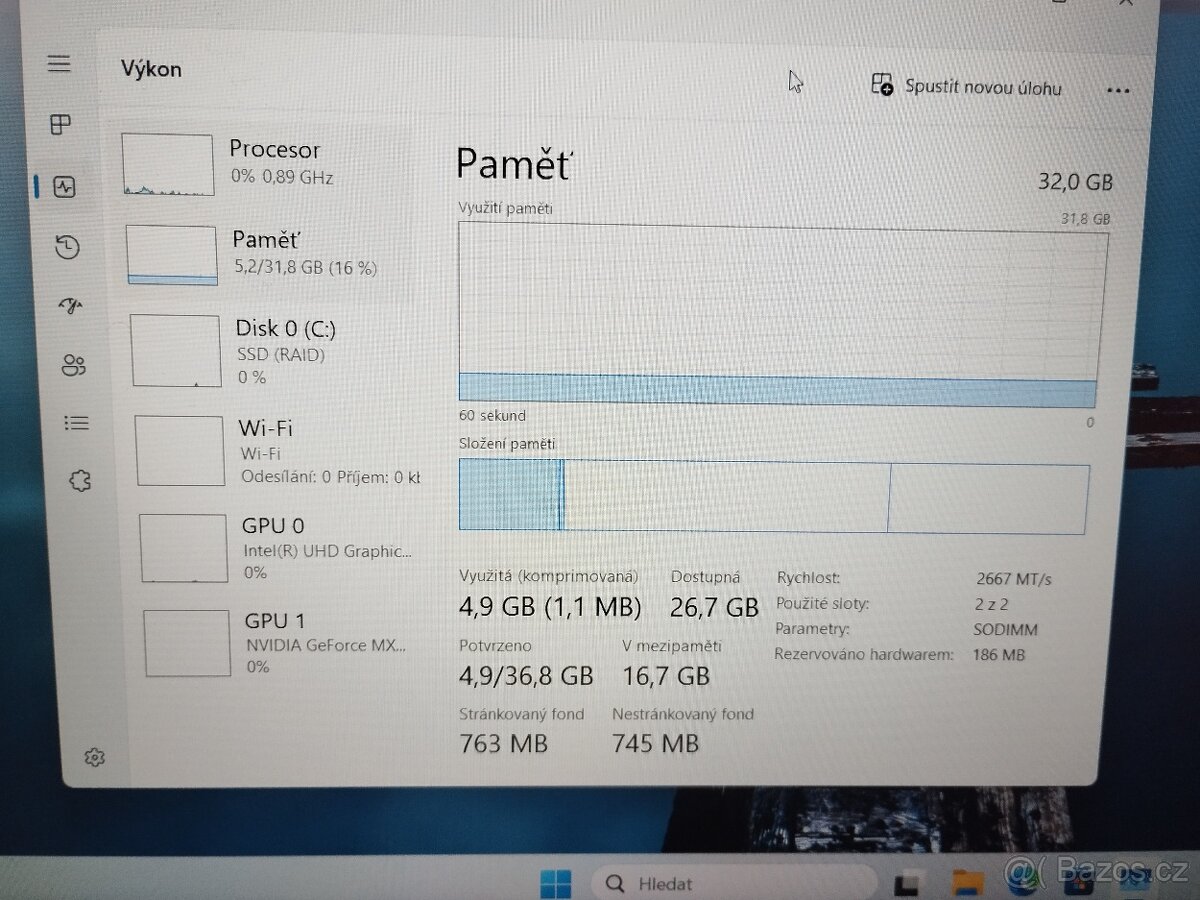 VÝKONNÝ DELL Latitude 5591,i7 8Generace, Windows 11, - 6