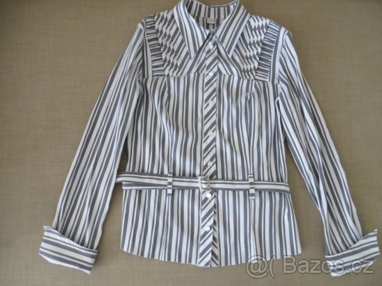 Dámská košile Vel.40 s páskem - 6