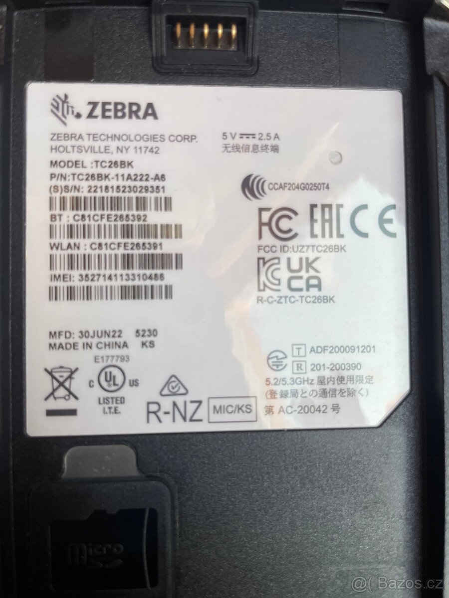 Použitý telefon Zebra TC26BK - 6
