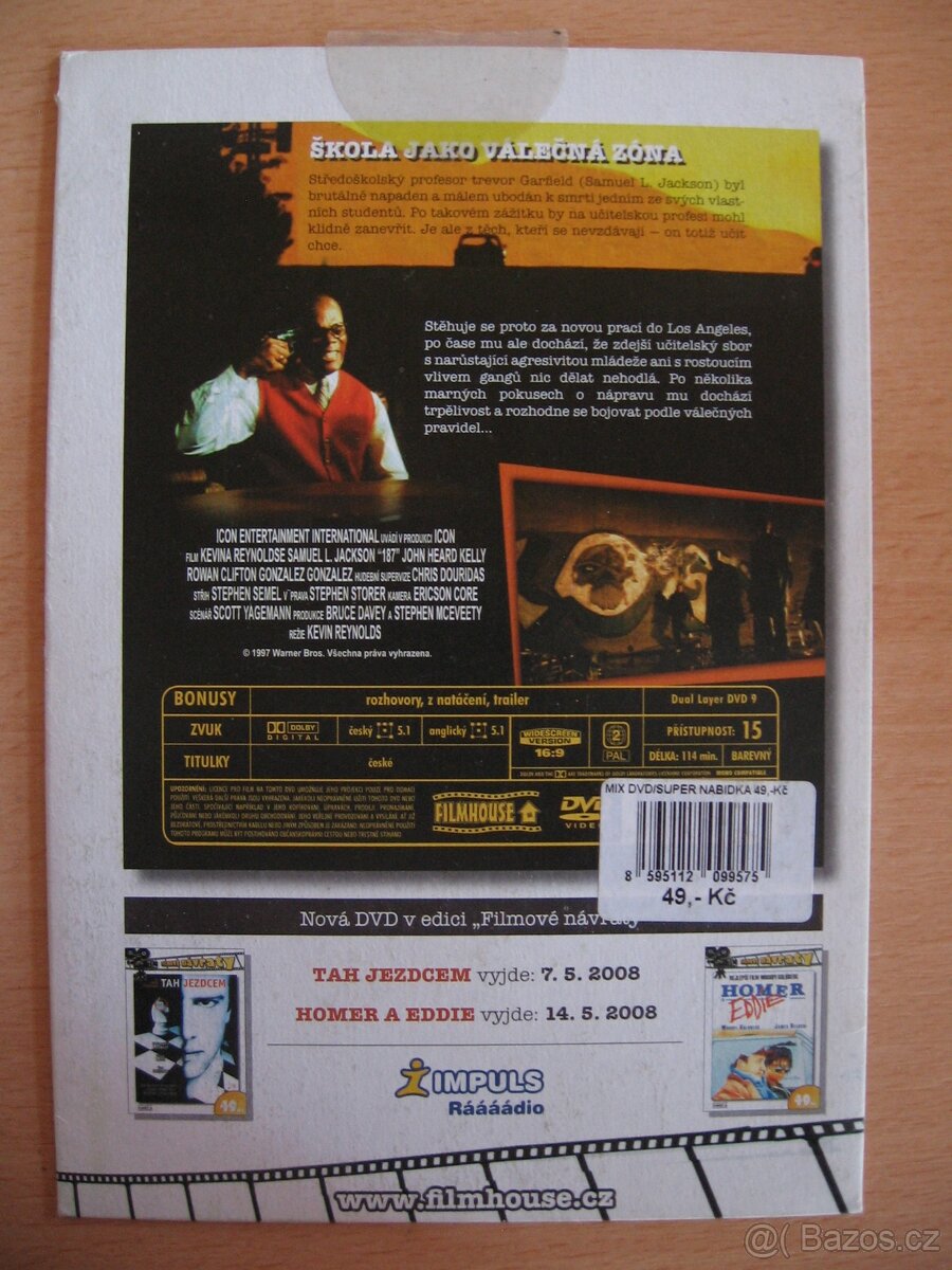 6 thrillerů a drama filmů na DVD - 6