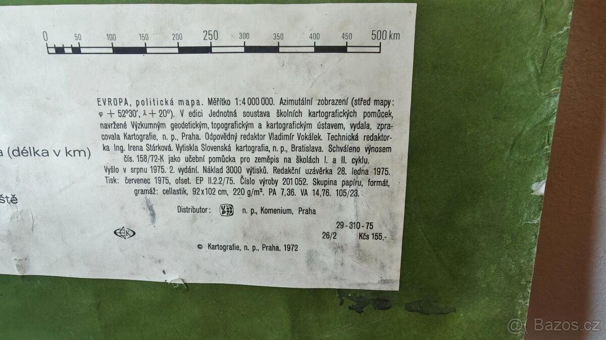 Školní politická mapa Evropy - 6