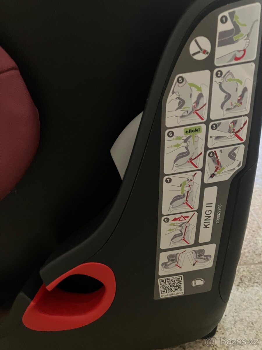 Autosedačka Britax KING II 9-18kg - 6