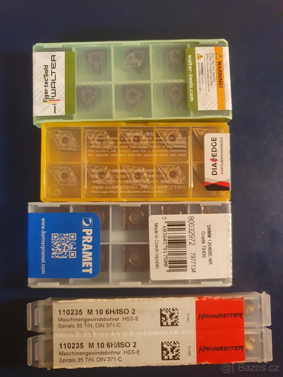 Soustružnické nože, VBD, závitníky - 6