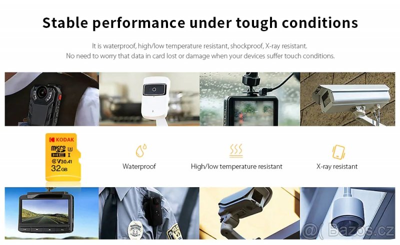 Kodak High Speed Micro SD karta TF karta - žlutá 64 GB - 6