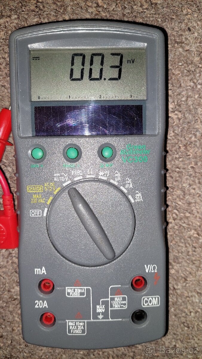 Digitální multimetr VC300 solar - 6