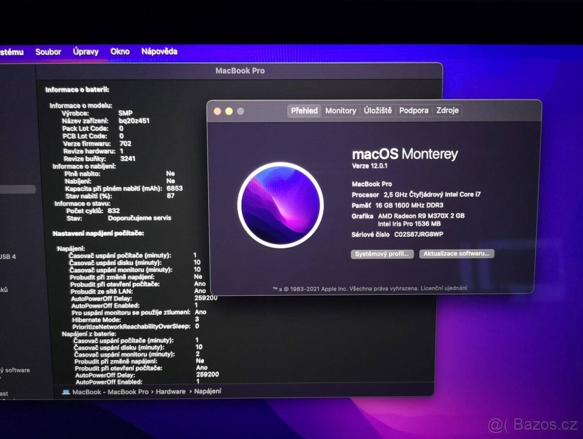 Apple MacBook Pro 15" 2015 i7/16/512/AMD - 6