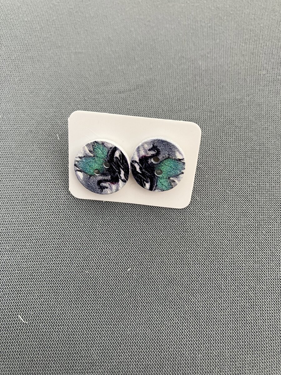 Drevene puzetove nausnice - 6