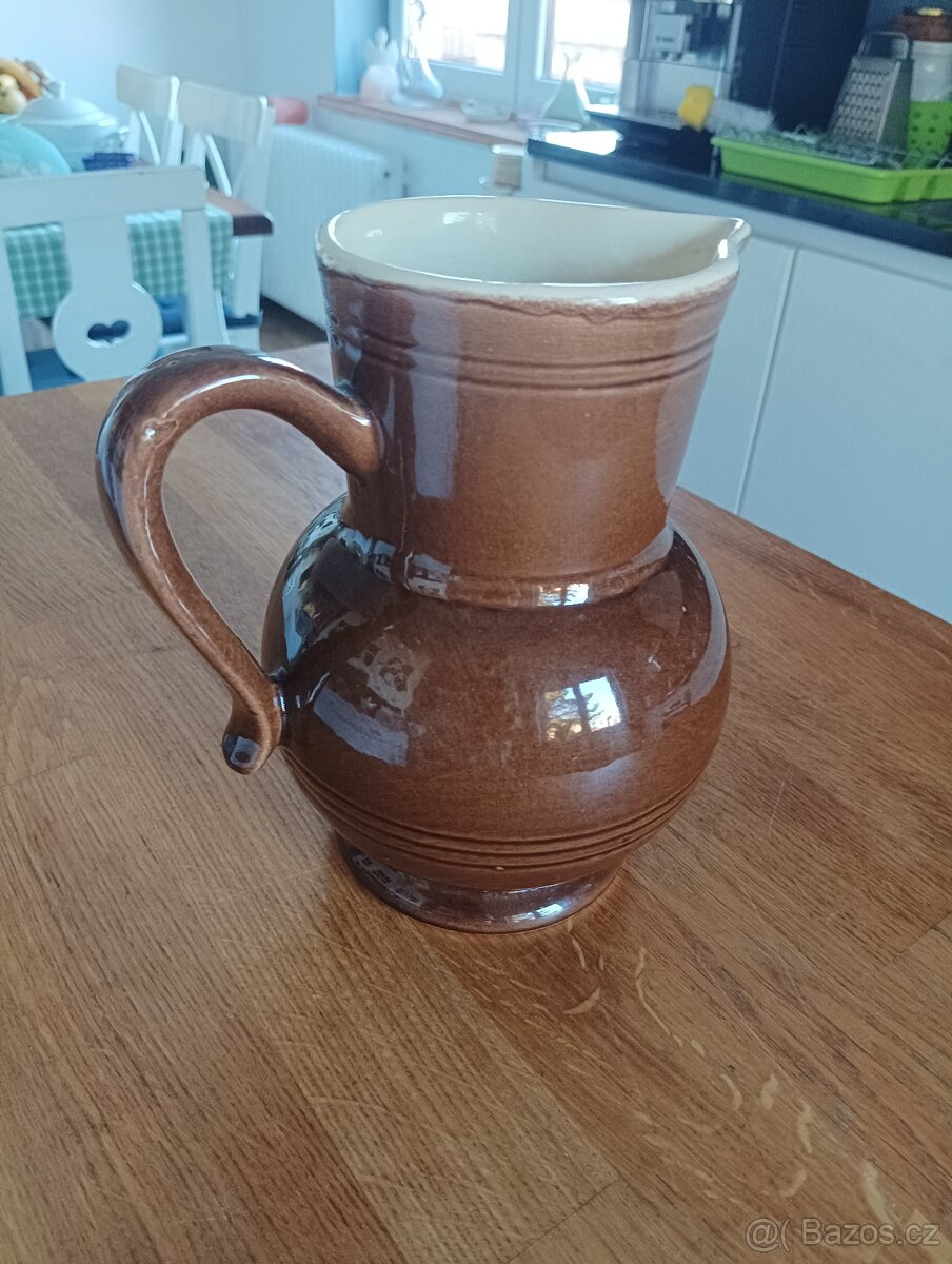 KERAMICKÝ GLAZOVANÝ DŽBÁN - 6