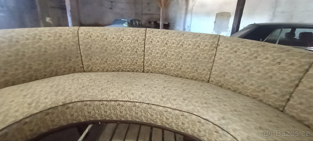 Jedinečná rohová čalouněná sedačka 30-50 léta - 6