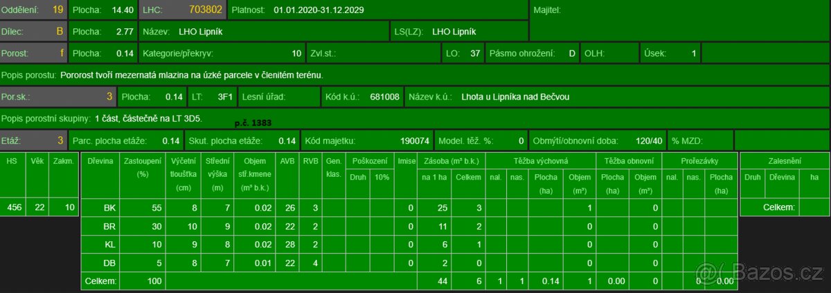 Prodej lesních pozemků v k.ú. Lhota u Lipníka nad Bečvou - 6