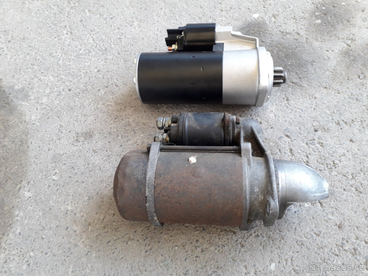 Zástavba starteru s planetovým převodem do agregátu Š120 - 6