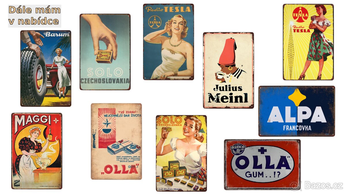 cedule plechová - Pilsner Urquell č. 4 - 6