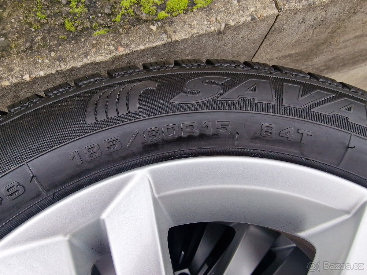 185/60/16 Originál alu kola Škoda Rapid 5x100 - 6