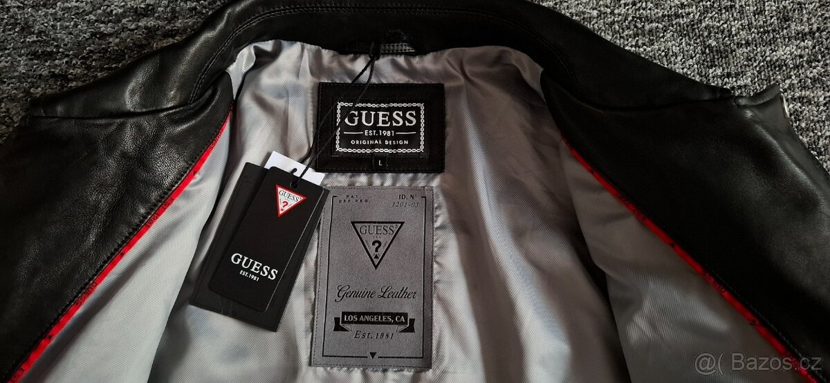 Kožená pánská bunda Guess, nová - 6
