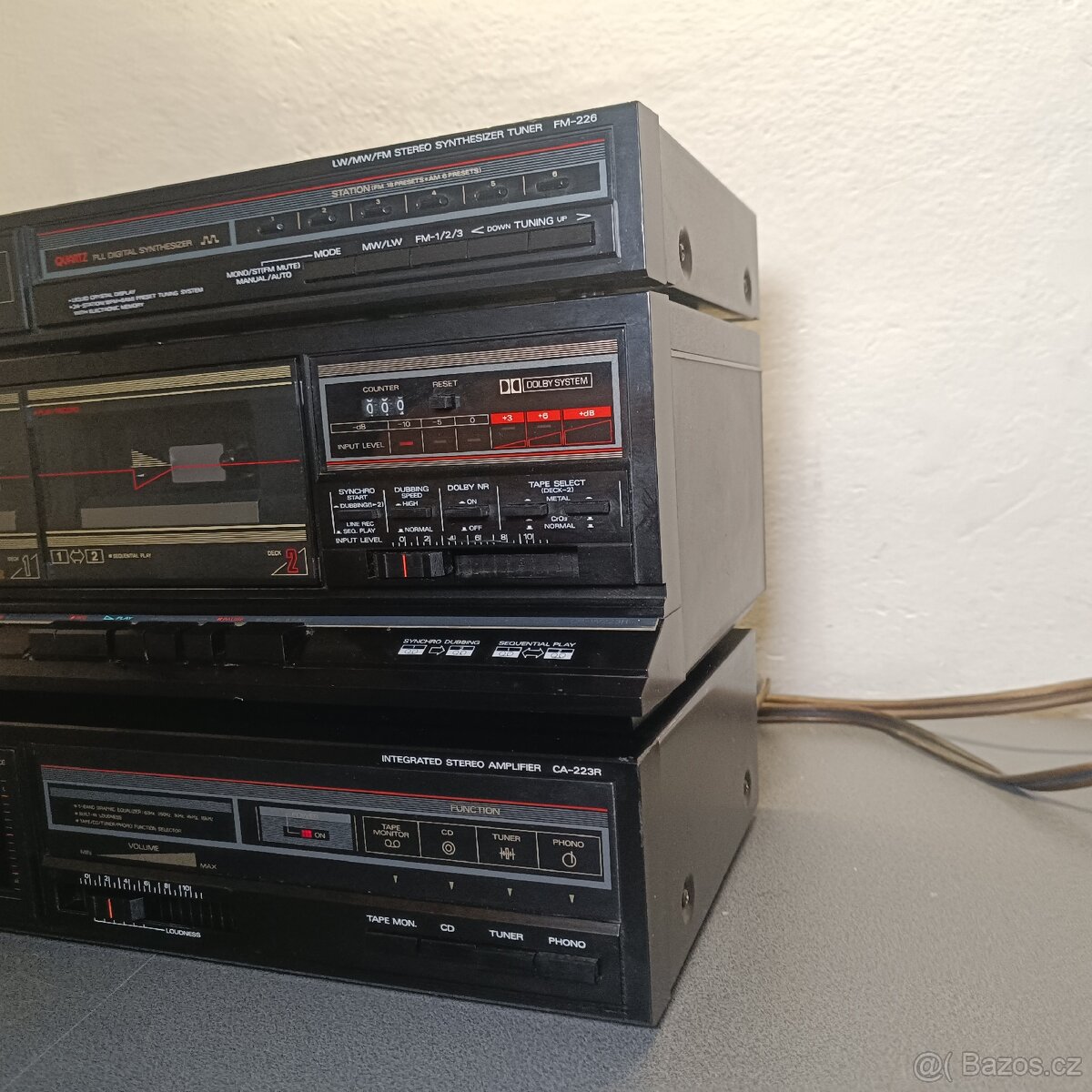 FISHER CA-223R +tuner a kazeta - 6