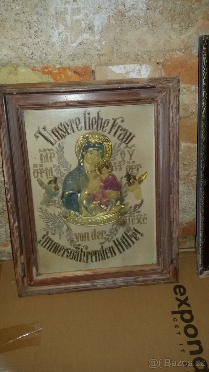 prodam 6x stare obrazy po babicce, - 6