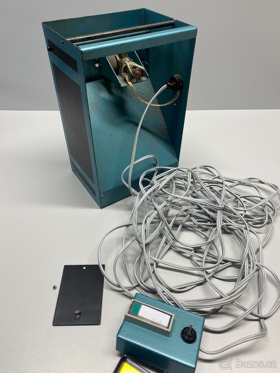 lapač broků elektrický starý střelecký terč stará vzduchovka - 6