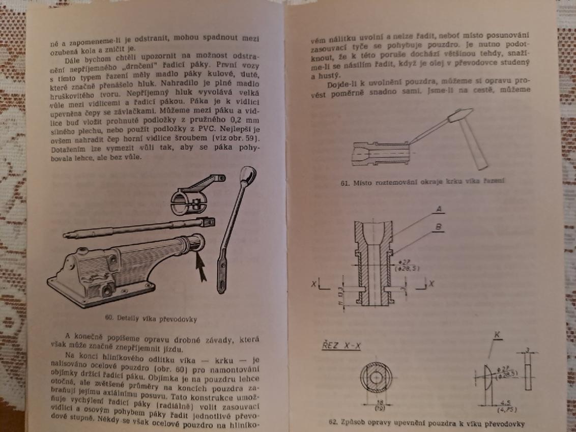 Příručka pro opravy a seřizování Škoda 440, Felicia,Octavia - 6