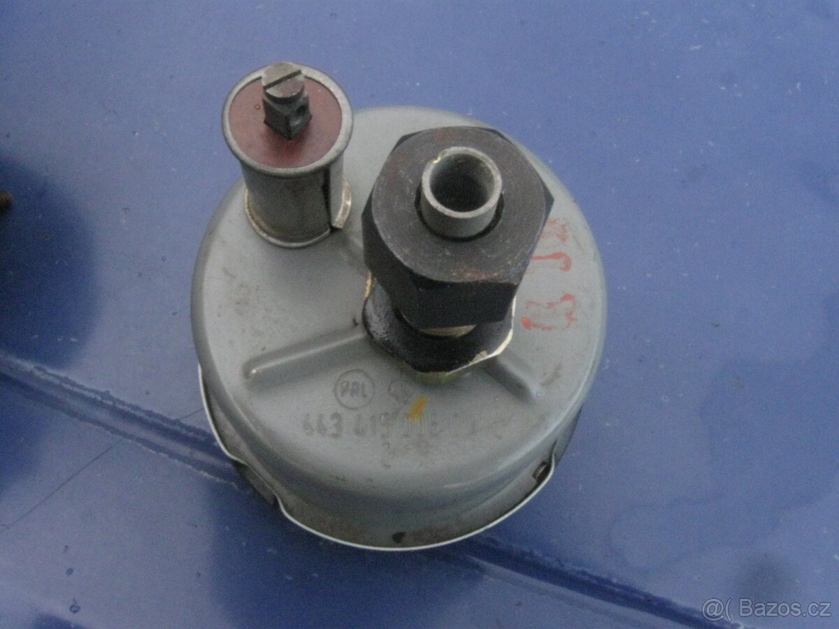 ZETOR 25 - Super 50 Tlakoměr 0-16kg/cm2 + ampermetr +/-30A - 6