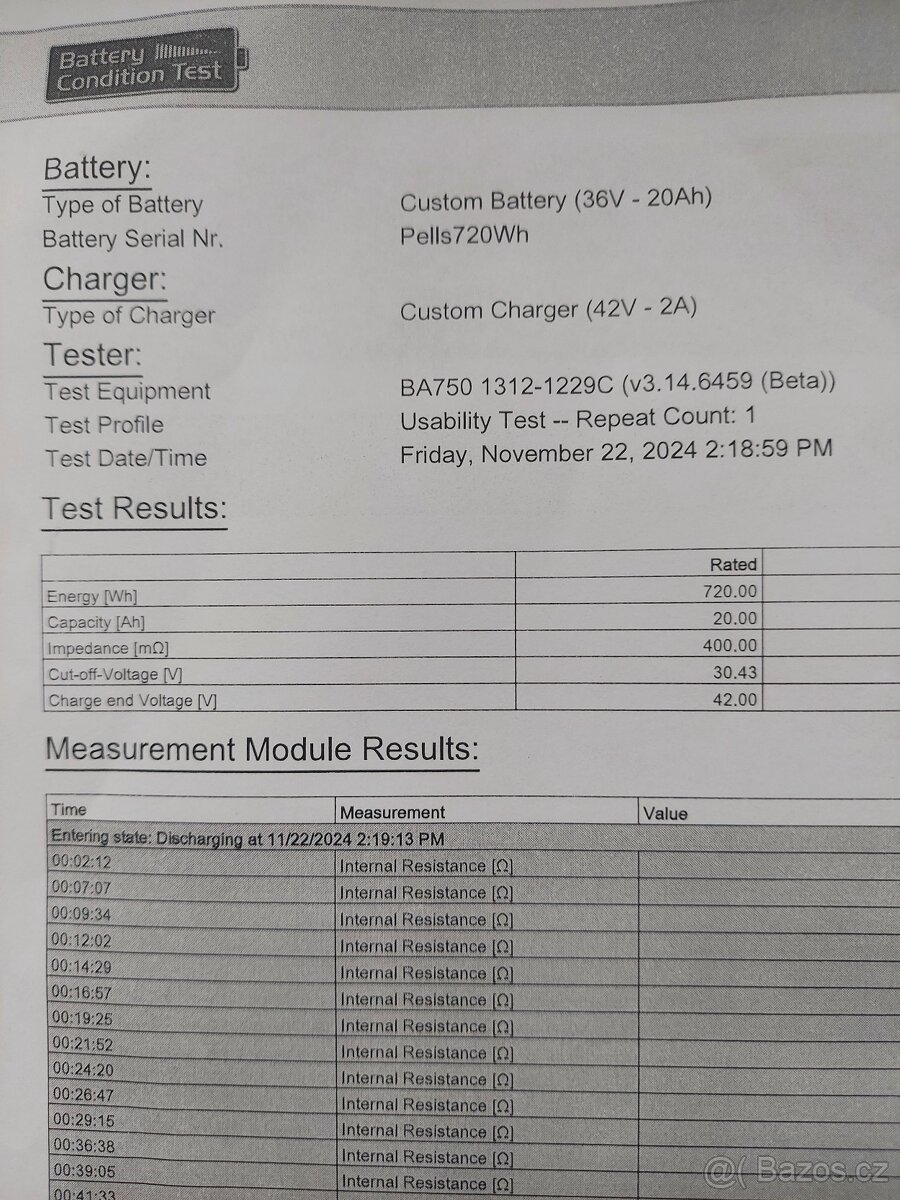 Baterie na horské kolo 36V 20 Ah 720 Wh - 6