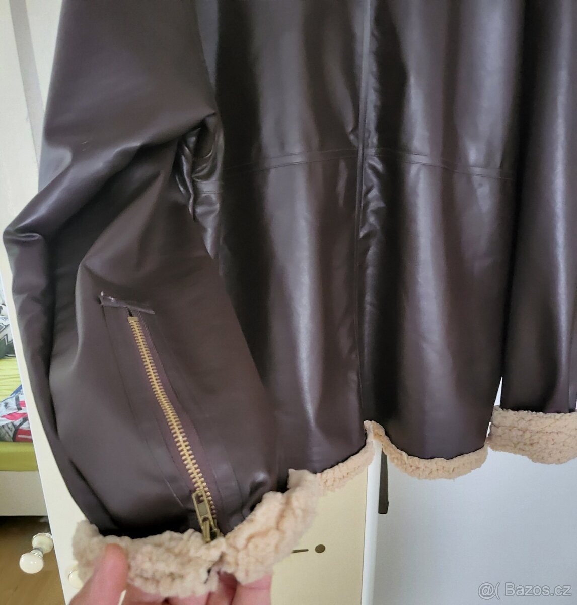 PILOTKA kožená zimní bunda vl. XL unisex - 6