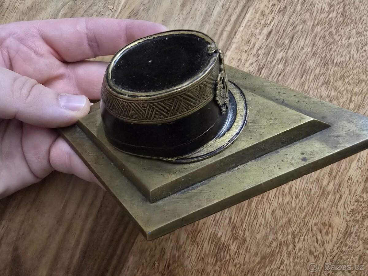 KRASNÉ STARÉ MOSAZNÉ TĚŽÍTKO ČAKO RU - 6