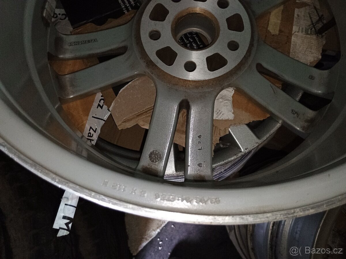 ALU kola Škoda a na Vw 5x112 18 v pořádku elektrony i pošt - - 6