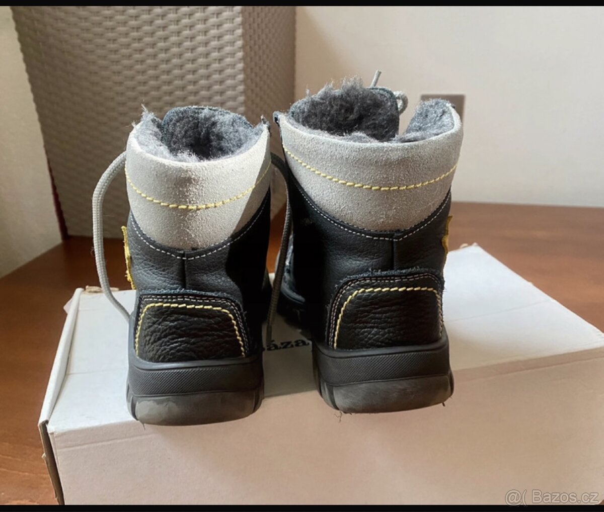 Kožené kozačky Esso - 6