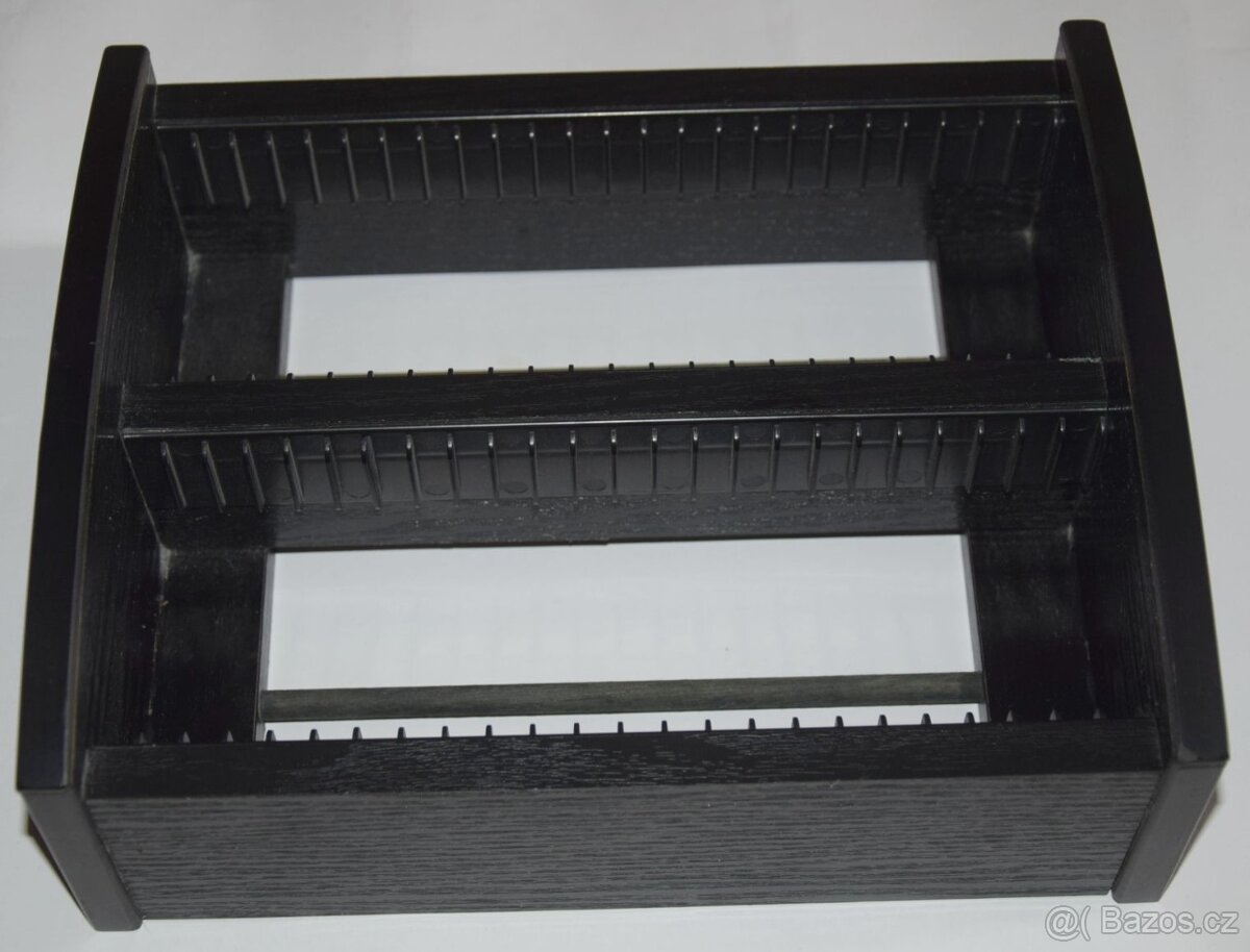 Minidisc MD minidisk box dřevěný HAMA na 48 MD + 24x MD - 6