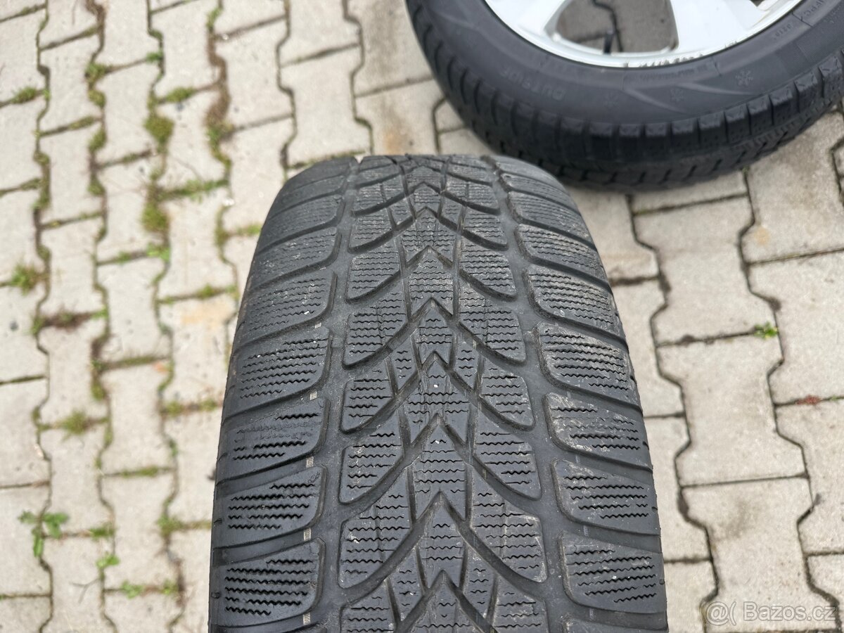 4x al kola 5x108 17 + pneu zimní 225/55 R17 - 6