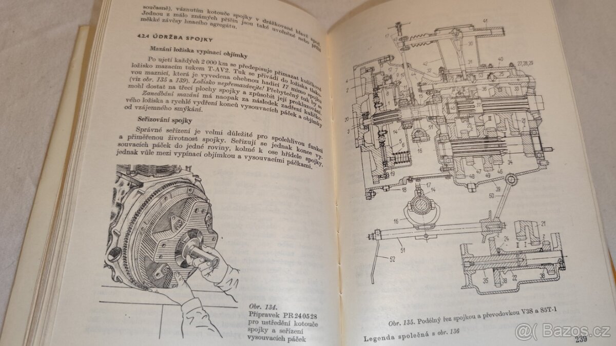 Praga V3S S5T manuál údržba , obsluha a opravy - veterán - 6