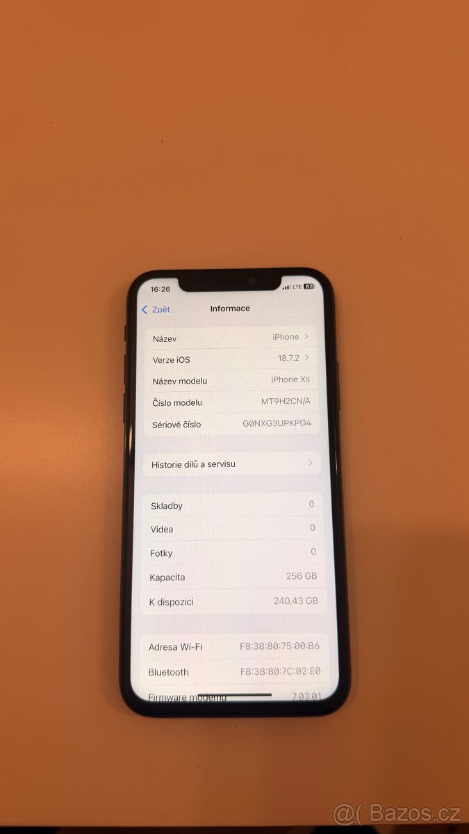 iPhone XS 256GB 100% baterie plně funkční - 6