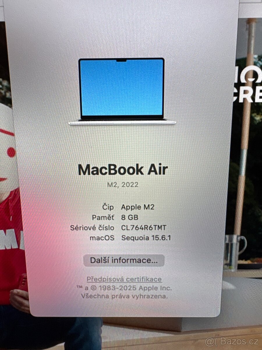 Apple MacBook Air 13.6" M2 8x GPU 256GB - 6