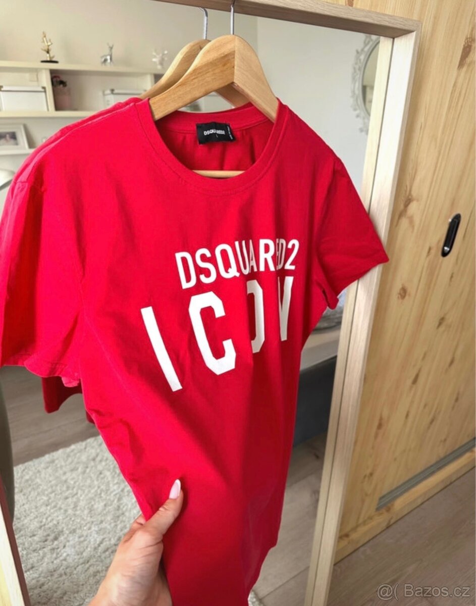 Dsquared2 červené tričko - 6