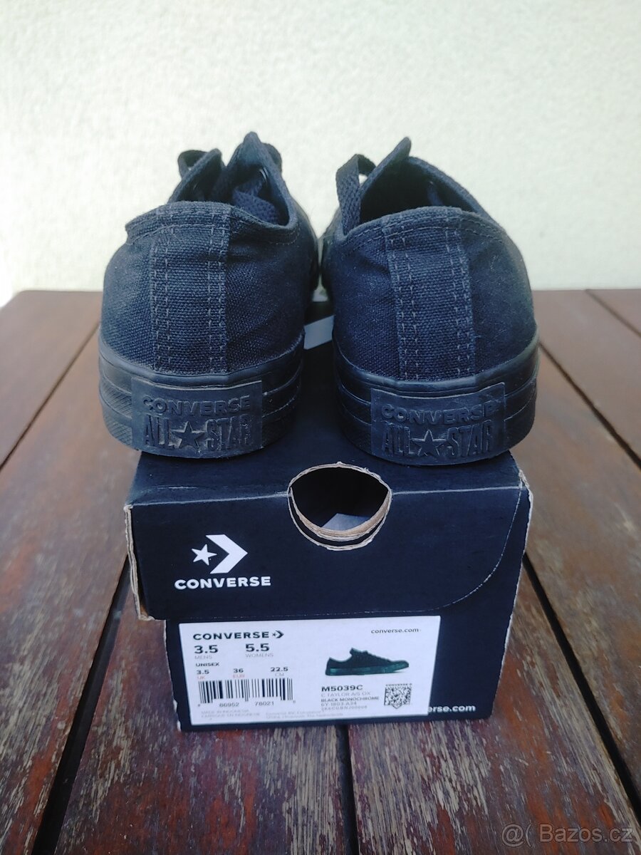 Dámské tenisky CONVERSE C Taylor Black (EU 36) - 6