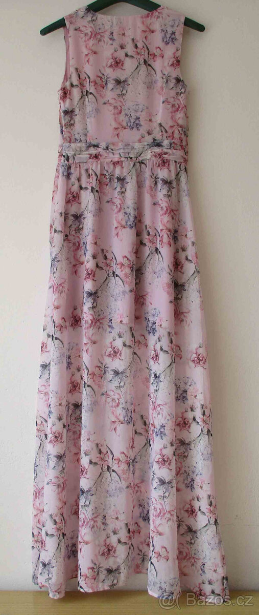 Dámské dlouhé šaty šifonové květované Mohito S 36 - 6