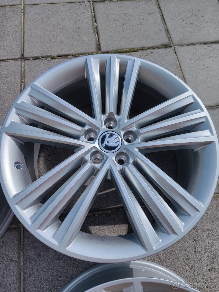 Nová originální alu kola Škoda Sirius 5x100 r18 Scala Kamiq - 6