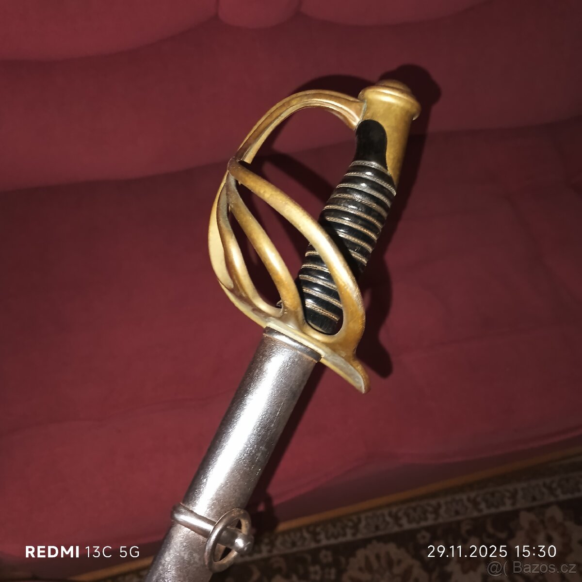 Šavle, Palaš vycházkový m 1855 Francie. - 6