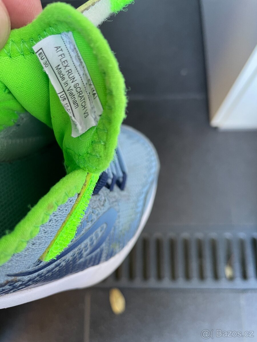 PRODÁM ZELENO ŠEDÉ TENISKY, VELIKOST 30, JAKO NOVÉ - 6