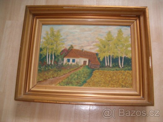 Starší obrazy, vyšívaný obrázek - 6