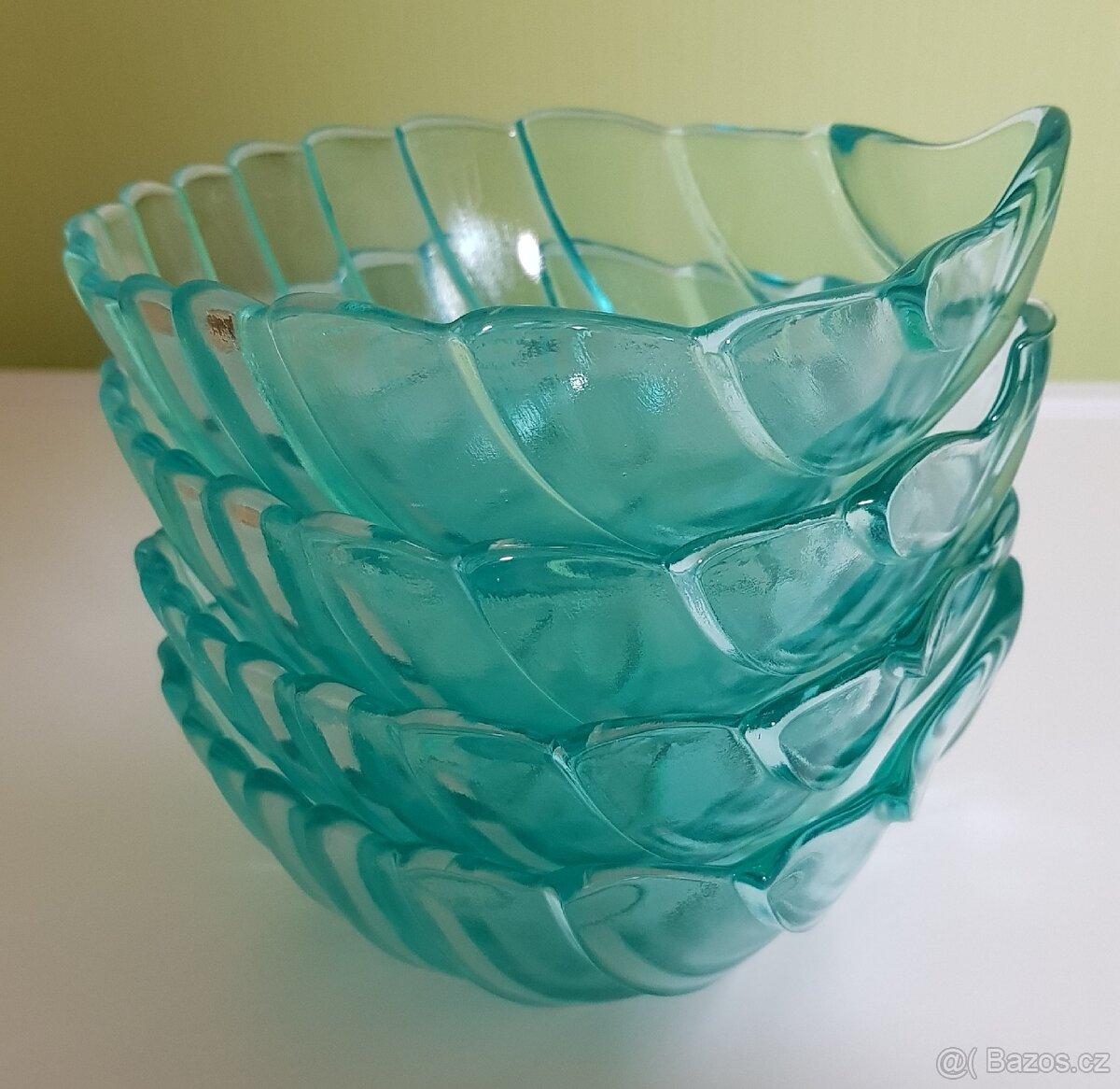 Miska - sklo : 4 kusy - 6