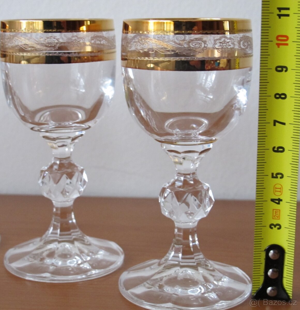 Prodám zlacené skleničky - 6