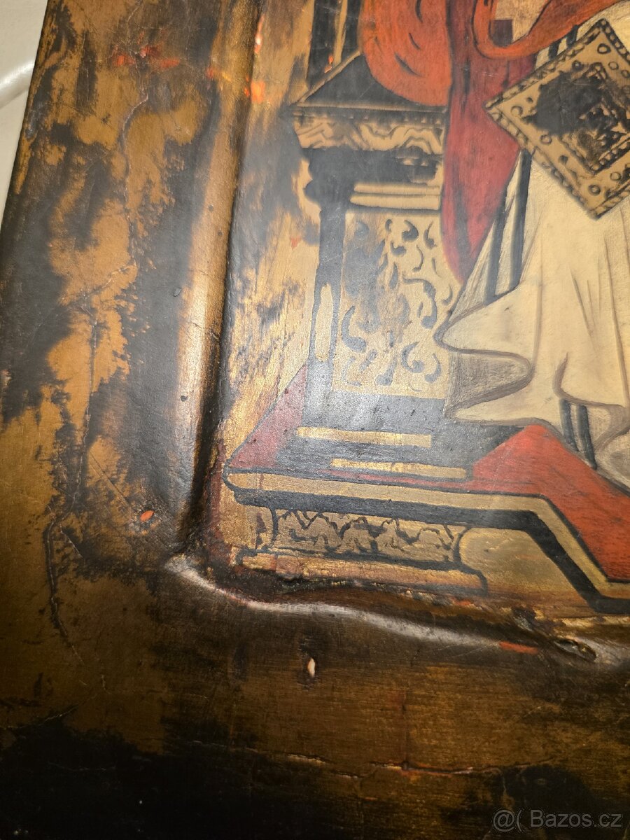 Stará Řecká ikona 18stol - 6