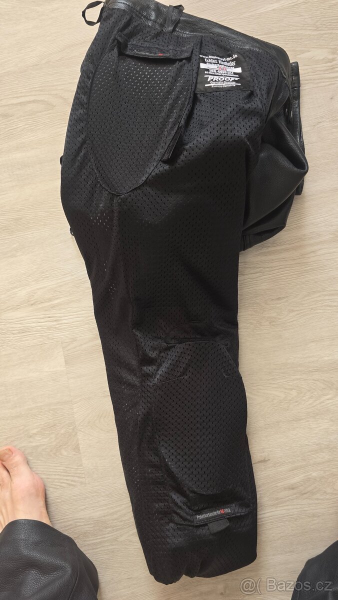 Kožené kalhoty včetně protektorů - 6