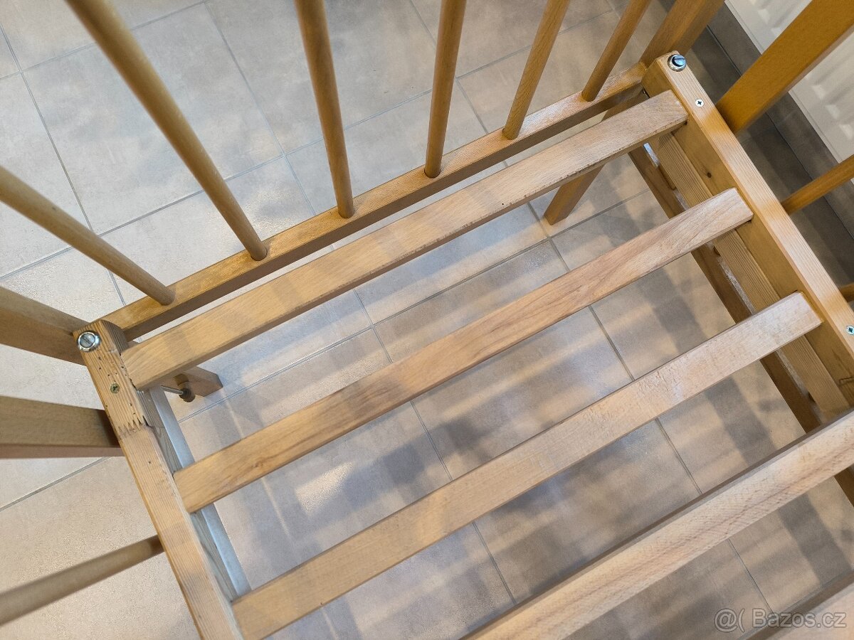 Dětská postýlka pro nejmenší - dřevěná klasika - 6