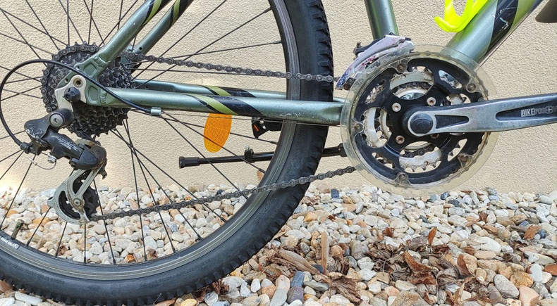 Zachovalé odpružené horské kolo pro postavu 150-165cm - 6