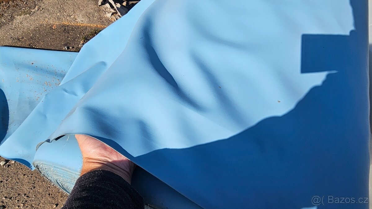 Plachta modrá - jezírková folie - 180cm - 6