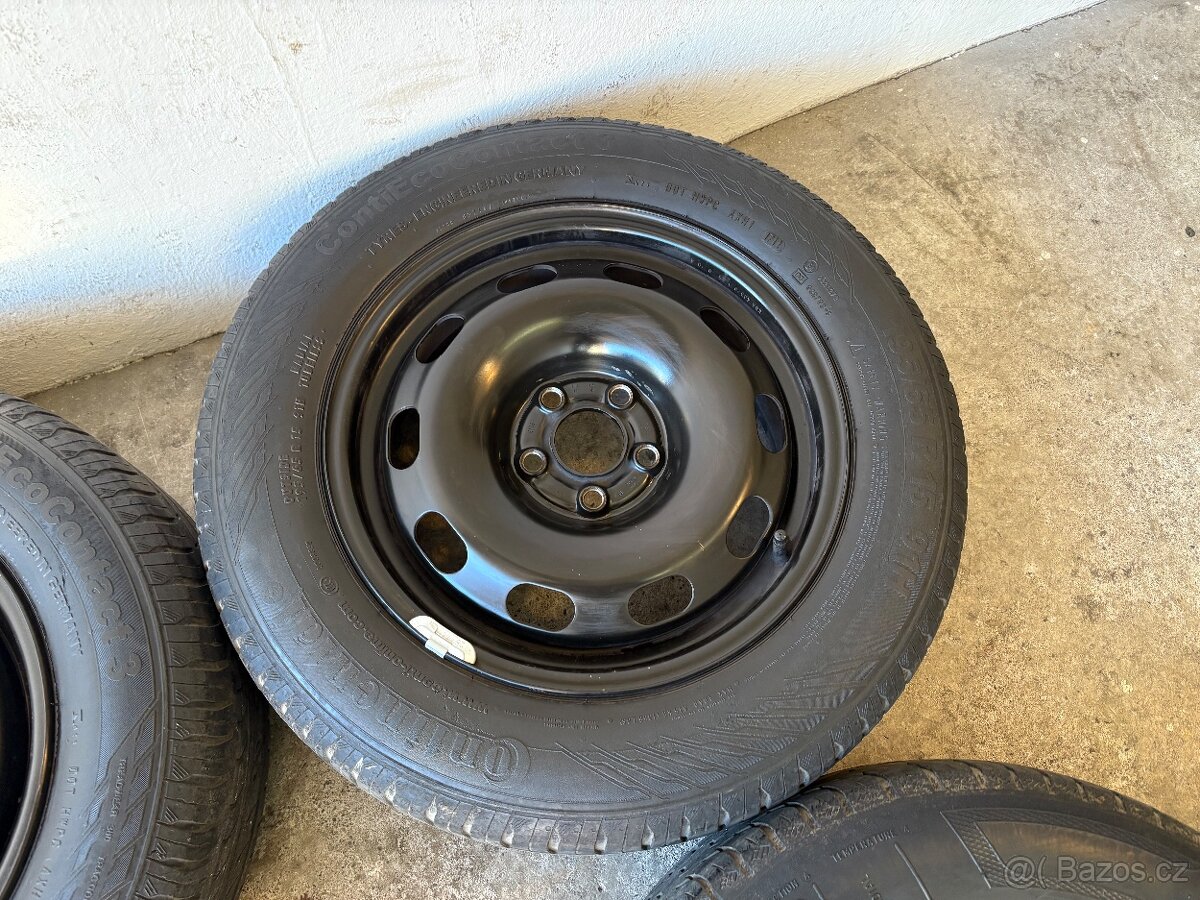 Plechové disky Škoda Vw 195/65r15 - 6