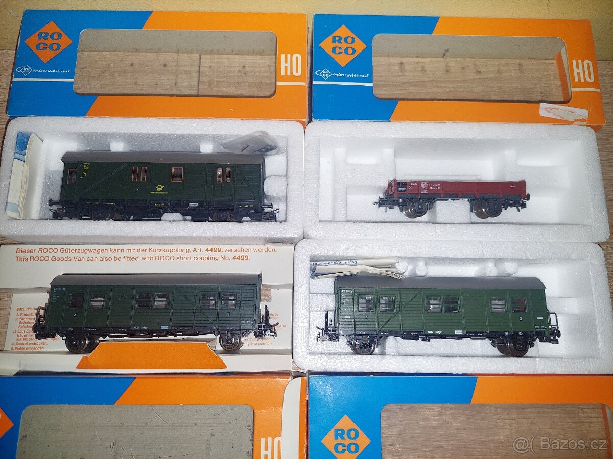 H0 Roco - převážně nákladní vagony s obalem 8ks - 6